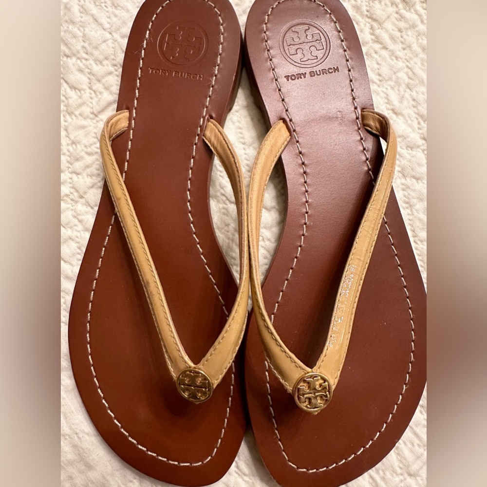 Tory Burch Terra Thong/Patent Leather
